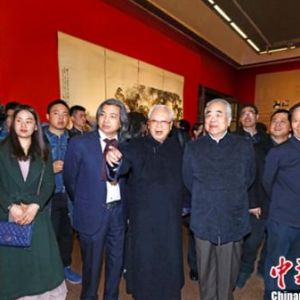 歐豪年八十回顧展在中國美術館開幕