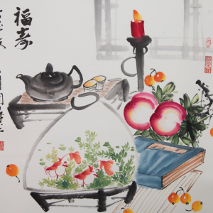 中國書畫院副院長周萍作品