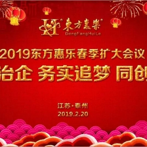 規(guī)范治企 務(wù)實(shí)追夢(mèng) 同創(chuàng)未來(lái)——東方惠樂(lè)2019春季擴(kuò)大工作會(huì)議