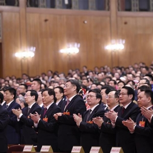 十三屆全國人大二次會議舉行第三次全體會議