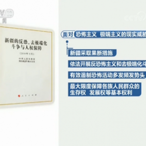 《新疆的反恐、去極端化斗爭(zhēng)與人權(quán)保障》白皮書(shū)發(fā)表