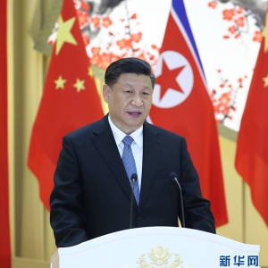 習(xí)近平出席朝鮮勞動(dòng)黨委員長(zhǎng)、國(guó)務(wù)委員會(huì)委員長(zhǎng)金正恩舉行的歡迎宴會(huì)