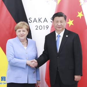 習(xí)近平會(huì)見德國總理默克爾