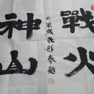戰(zhàn)疫情|顧彤春：書法作品