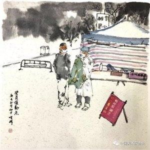戰(zhàn)疫情|謝順祥:黨員執(zhí)勤點(diǎn)