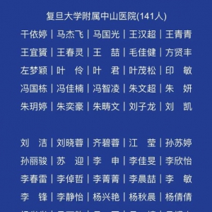 上海支援湖北醫(yī)療隊英雄榜全名單公布，記住這1649個閃亮的名字！