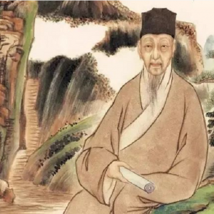 董其昌《石磴飛流圖》賞析