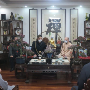 吳繼華部長(zhǎng)走訪松江區(qū)佛協(xié)、西林寺指導(dǎo)疫情防控工作
