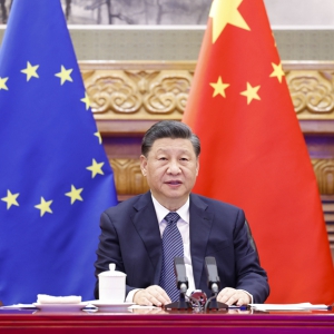 習(xí)近平會(huì)見歐洲理事會(huì)主席米歇爾和歐盟委員會(huì)主席馮德萊恩