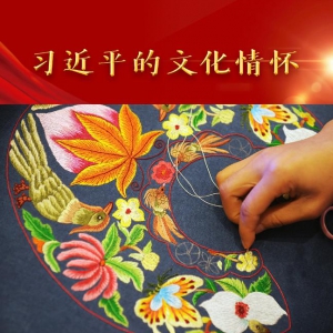 習(xí)近平的文化情懷丨“你們一針一線繡出來，何其精彩！”