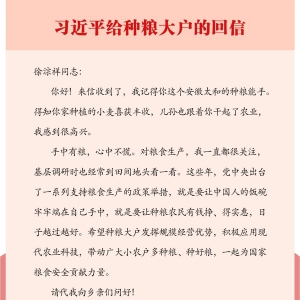 帶領(lǐng)鄉(xiāng)親們多種糧、種好糧