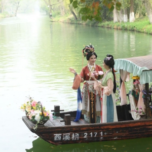 浙江杭州：西溪濕地花朝節(jié)開啟 再現(xiàn)傳統(tǒng)水鄉(xiāng)習(xí)俗