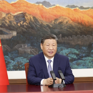 習(xí)近平向氣候和公正轉(zhuǎn)型領(lǐng)導(dǎo)人峰會(huì)發(fā)表致辭